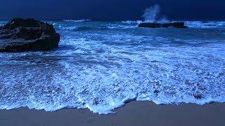 Quedarse Dormido Con Olas En Una Noche Tranquila - Dormir Profundamente En Una Playa en Portugal