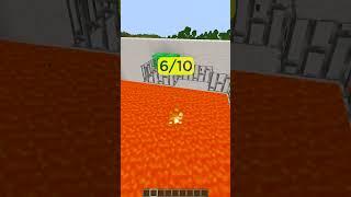 Minecraft Balance Testing #shorts