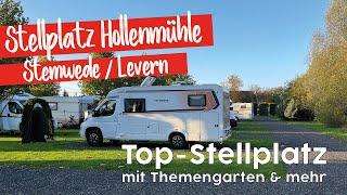 Wohnmobil Stellplatz Hollenmühle Stemwede Levern | Rila Erleben | Garten der Sinne + Themengarten