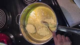 Cooking a Batch of Bajan Style Codfish Cakes