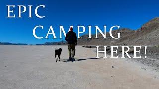 Camping on the Tule Valley Hardpan