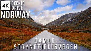 Iconic Scenic Drive in Norway | Adventurous Gamle Strynefjellsvegen | Relaxing Music [4K]