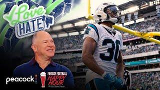 Chuba Hubbard, Zach Charbonnet lead Week 15 RB Love list | Fantasy Football Happy Hour | NFL on NBC