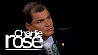 President Rafael Correa on Snowden and Assange | Charlie Rose