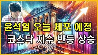 증권시황 : 윤석열 오늘 체포 예정, 코스닥 지수 반등 상승