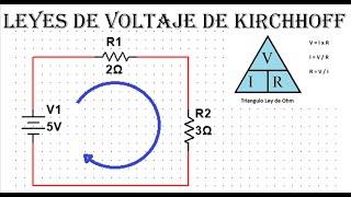 Análisis de mallas - leyes de voltaje de kirchhoff (LVK) (ejercicio 1)