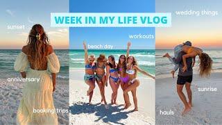 ~a very realistic~ WEEK IN MY LIFE VLOG: beach day, workouts, hauls, wedding things