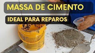 Como Preparar Massa de Cimento Ideal para Reparos