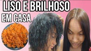 CABELO LISO ESCORRIDO SEM QUÍMICA! ALISA DESMAIA NA HORA! DEVOLVER BRILHO E ALINHA O FIO.