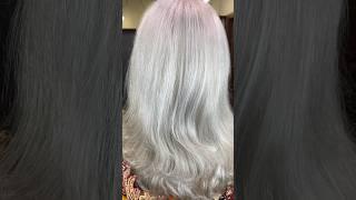 Wella True Grey Toner #wella #hairstyle #hair