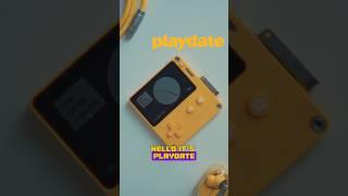 Playdate — a tiny, crank-powered gaming console️ #Playdate #RetroGaming #handheldgaming