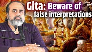 Gita: Beware of false interpretations || Acharya Prashant, with NIT-Calicut (2022)