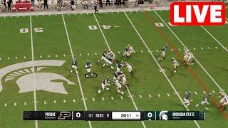 NCAAF LIVE Purdue Boilermakers vs Michigan State Spartans | Week 13 Game - 2024 College Football 25