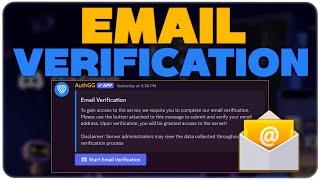 How to Setup Discord Email Verification! - Best Discord Verification Bot!