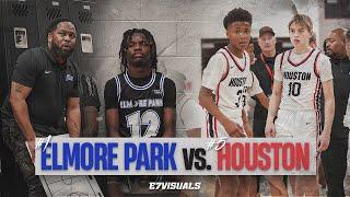 #1 Elmore Park Middle Survives #5 Houston Middle It Got Heated!! Middle School Basketball Memphis TN