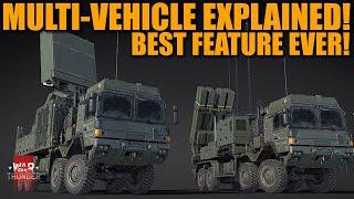 MULTI-VEHICLE mechanics EXPLAINED! BEST FEATURE of the UPDATE! + IRIS-T SKM DEVBLOG! - War Thunder