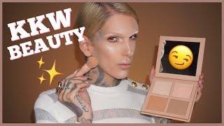 KIM K DRAMA?! KKW POWDER CONTOUR & HIGHLIGHT KIT REVIEW | Jeffree Star