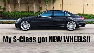 My S-Class got NEW WHEELS!!