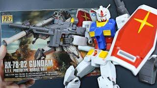 HG The Origin RX-78-02 Gundam UNBOXING and Review