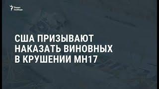 США призывают наказать виновных в крушении MH17 / Новости