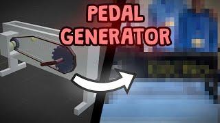 I Made Pedal Generator! (+200V)