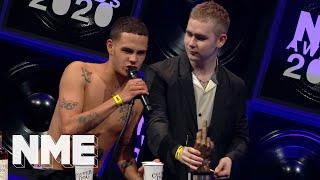 Slowthai and Mura Masa win Best Collaboration supported by Brixton Brewery at the NME Awards 2020