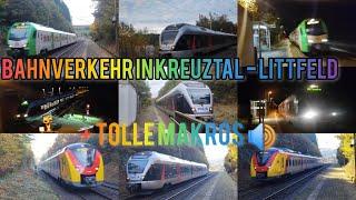 Bahnverkehr in Kreuztal - Littfeld #train #zug #trainspotting #eisenbahn #railway #rail #treno