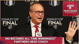 Panthers Skate all Over the Sharks, Maurice Now All-Time Winningest Coach in Franchise History