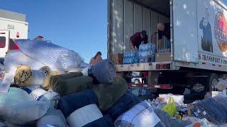 Northeast Wisconsinites fill five semi trailers full of supplies for western North Carolina