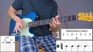 3 Essential Beginner Math Rock Strumming Patterns - 5/4 Time