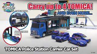 TOMICA Police Station Carrier Car Set