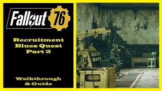 Fallout 76 Completing Recruitment Blues Quest Part 2 - Postmark Letter Location - Ep20