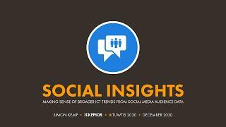 Social Media Insights: Using Social Media Data to Make Sense of Broader ICT Trends