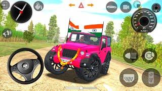 Dollar Song Sidhu Musewala Real Indian New Mode pink Thar Offroad Village Driving Gameplay Part33