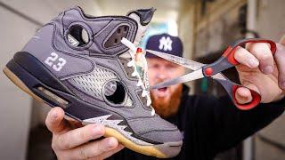 HOW TO MAKE THE OFF WHITE JORDAN 5 SNEAKERS EVEN BETTER!