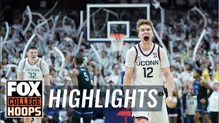 No. 1 UConn Huskies vs. Villanova Wildcats highlights | CBB on FOX