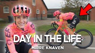 DAY IN THE LIFE OF A PROFESSIONAL CYCLIST ft. Mirre Knaven