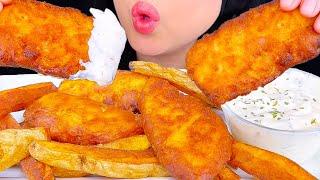 ASMR MUKBANG | Fish And Chips | Eating Sounds | ASMR Phan