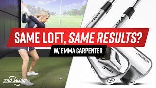 Same Loft, Same Results?? Golf Irons Loft Test w/ Emma Carpenter