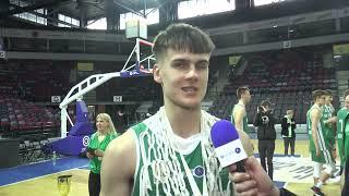 Jaunių U18 vaikinų komentaras po finalo: Kajus Kublickas (Kauno KM „Žalgiris“ II)