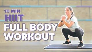 10 Minute HIIIT Full Body Workout | No Equipment NEEDED