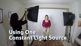 Using One Constant Light Source: Behind the Scenes with Yesenia Bocanegra