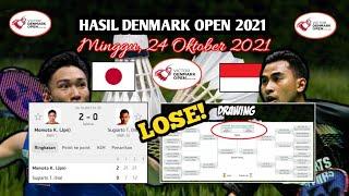 Hasil Denmark Open 2021 Hari Ini - Kento Momota (Jpn) Vs Tommy Sugiarto (Ina)