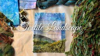 Textile landscape - How to Make It and Why I Save All My Fabric Scraps