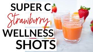Super C Strawberry Wellness Shots For Immune Support