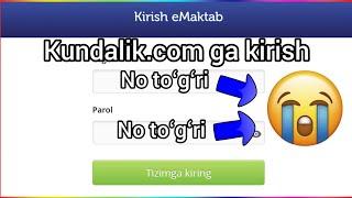 KUNDALIK.COM GA KIRISH  KUNDALIK.COM PAROLNI BILISH LOGIN PAROL NO TOʻGʻRI