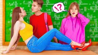 NEW GIRL STEAL MY BOYFRIEND!|| Hacks To Get A Boyfriend By 123 GO! SERIES