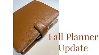 Fall Planner Update | Kendra Bork