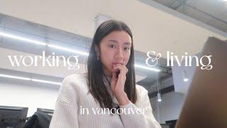 vlog | working & living in vancouver.. snippets of work, mini shopping haul & going home to asia