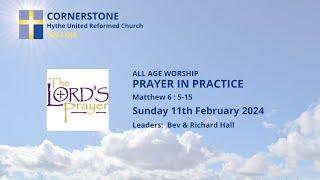 Cornerstone Hythe URC | Sunday Morning Worship | All Age | 11/02/2024